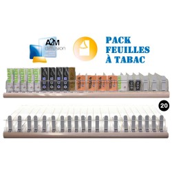 Pack feuilles à tabac 20...