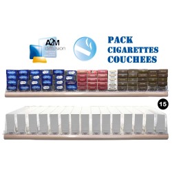 Pack cigarettes couchées...