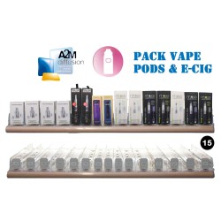 Pack e-cigarettes et pods...